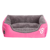 Pet Sofa Dog Beds Waterproof Bottom for Small Medium Large Dogs Soft Fleece Warm Cat Bed House Kennel Mat Blanket Pet Products