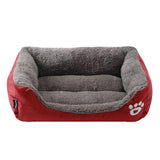 Pet Sofa Dog Beds Waterproof Bottom for Small Medium Large Dogs Soft Fleece Warm Cat Bed House Kennel Mat Blanket Pet Products