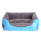Pet Sofa Dog Beds Waterproof Bottom for Small Medium Large Dogs Soft Fleece Warm Cat Bed House Kennel Mat Blanket Pet Products