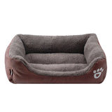 Pet Sofa Dog Beds Waterproof Bottom for Small Medium Large Dogs Soft Fleece Warm Cat Bed House Kennel Mat Blanket Pet Products