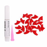 Soft Cat Nail Caps Silicone Paw Claw Pet Nail Protector 20Pcs/bag Cover + Glue And Applictor Protection Pet Grooming accessories