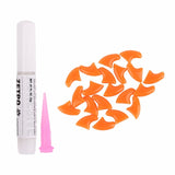 Soft Cat Nail Caps Silicone Paw Claw Pet Nail Protector 20Pcs/bag Cover + Glue And Applictor Protection Pet Grooming accessories