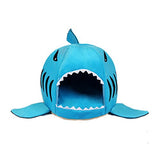 Dropship Pet Cat Bed Soft Pet Cushion Dog House Shark For Large Dogs Tent High Quality Cotton Small Sleeping Bag Product Items