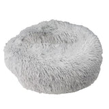Round Fluffy Small Pet Dogs Cats Plush Soft Cushion Nesting Cave Sleeping Bed