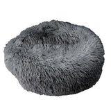 Round Fluffy Small Pet Dogs Cats Plush Soft Cushion Nesting Cave Sleeping Bed