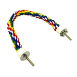 Interactive Pet Bird Parrot Colorful Rope Perches Cage Accessories Comfy Perch Parrot Toys For Cotton Bungee Bird Toy Product