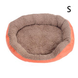 Pet Cat Dog Bed Round Autumn And Winter Warm Cat Dog Universal Beds Small And Medium-Sized Candy Color For Pet Cat Dog Bed
