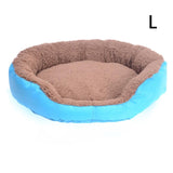 Pet Cat Dog Bed Round Autumn And Winter Warm Cat Dog Universal Beds Small And Medium-Sized Candy Color For Pet Cat Dog Bed