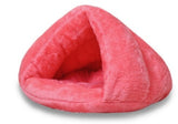 Pet Dog Cat Cave Igloo Cages Bed Basket House Kitten Soft Cozy Indoor Cushion Kennel Cages