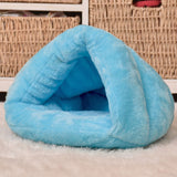 2 Size Puppy Pet Cat Dog Soft Warm Nest Kennel Bed Cave House Sleeping Bag Mat Pad Tent S L 7 Colors Pets Winter Warm Cozy Beds