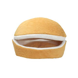Warm Cat Bed House Hamburger Bed Disassemblability Windproof Pet Puppy Nest Shell Hiding Burger Bun For Winter Nest High Quality