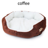 Luxury Pet Kennel House Warm Soft Small Medium Dog Bed Cat Cushion Mat Sofa for Puppy Teddy Sofa Portable Cat Supplies 40*50cm