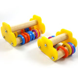 Parrot Toys Parrot Roller Skates Wood Parrot Roller Birds Skateboard Toys Parrot Toy Bird Toys Accessories Supplies
