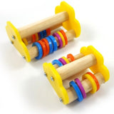 Parrot Toys Parrot Roller Skates Wood Parrot Roller Birds Skateboard Toys Parrot Toy Bird Toys Accessories Supplies