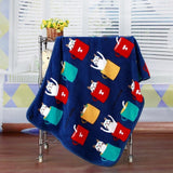 Soft Fleece Dog Mats Bullterrier Bulldog Blankets For Bed Mats House Cats Dogs Bed Blanket Sofa bed Cover