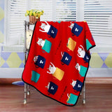 Soft Fleece Dog Mats Bullterrier Bulldog Blankets For Bed Mats House Cats Dogs Bed Blanket Sofa bed Cover