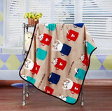 Soft Fleece Dog Mats Bullterrier Bulldog Blankets For Bed Mats House Cats Dogs Bed Blanket Sofa bed Cover