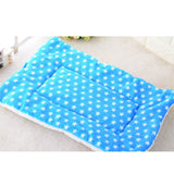 Winter Pet Dog Warm Soft Cushion Print Flannel Cotton Mattress Cats Dogs Mat Puppy Blanket Bed Pads
